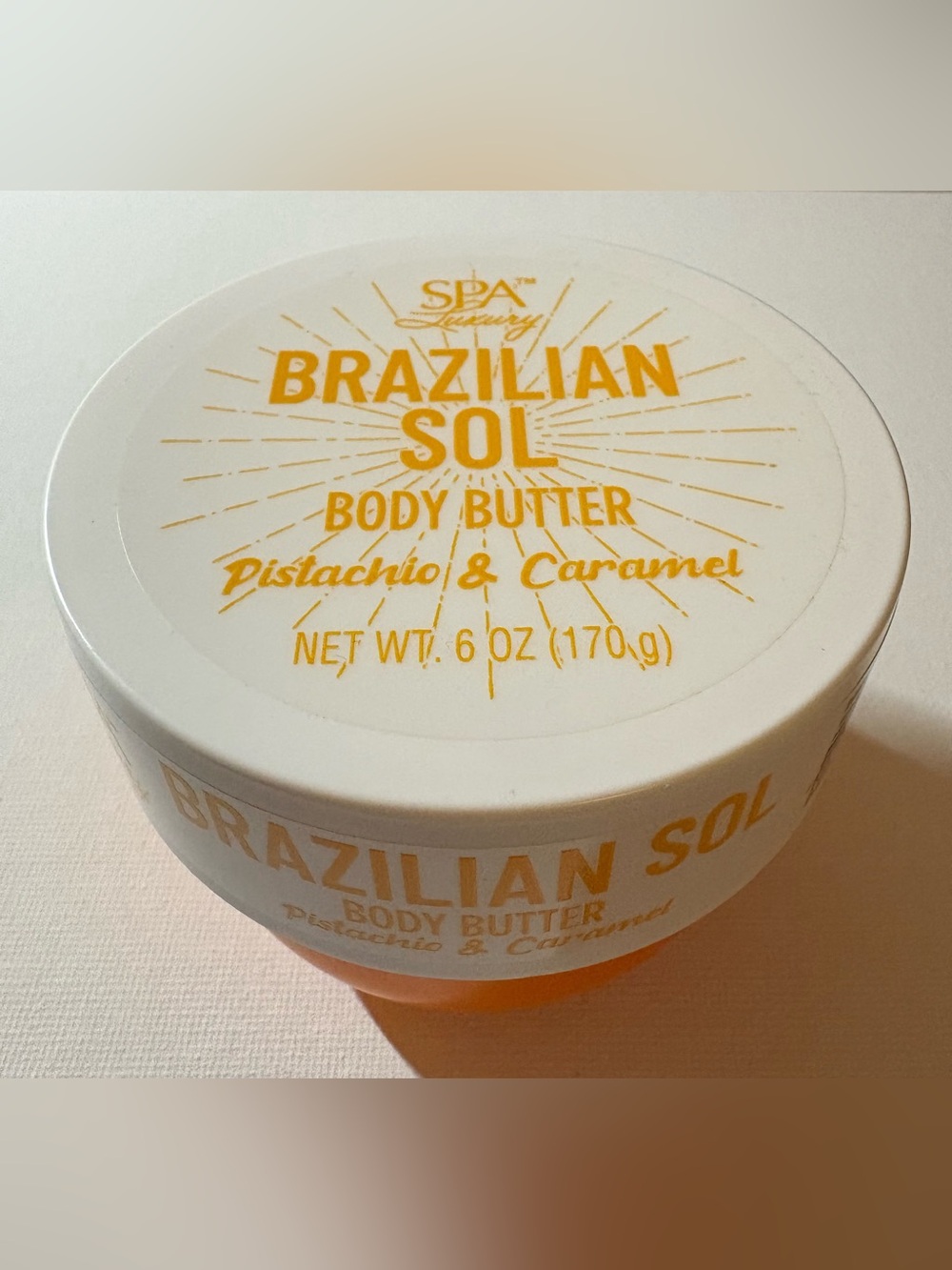 Brazilian Sol Pistachio & Caramel Body Butter – 6oz